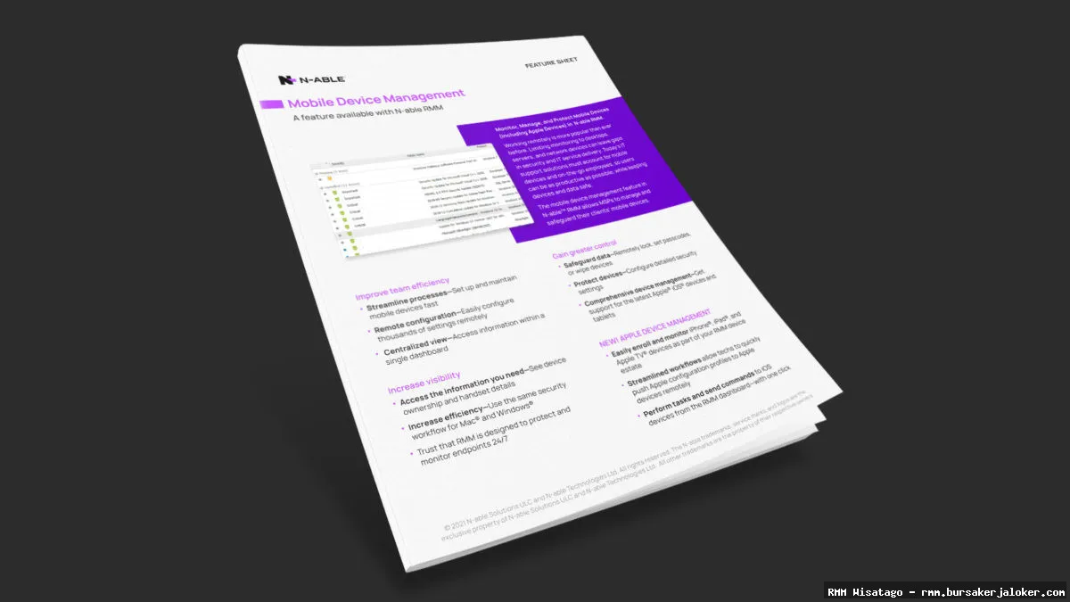 RMM For Mobile Device Management: Complete Guide, Features and Details